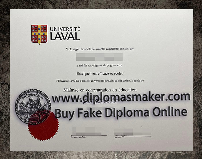 purchase fake Université Laval diploma