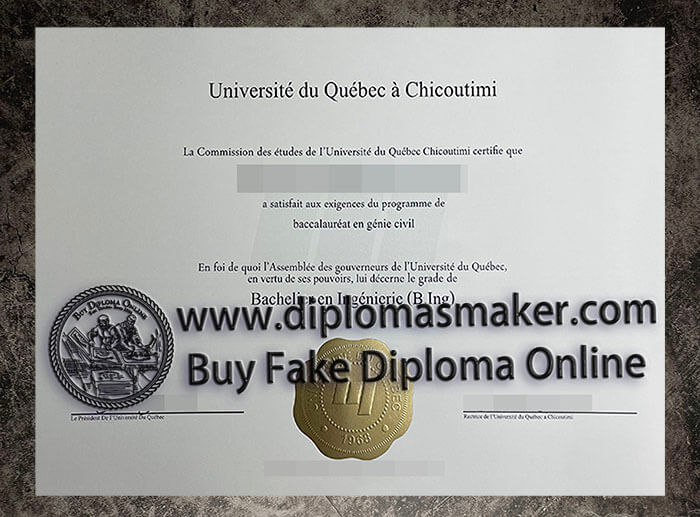 purchase fake Université du Quebec a Chicoutimi diploma