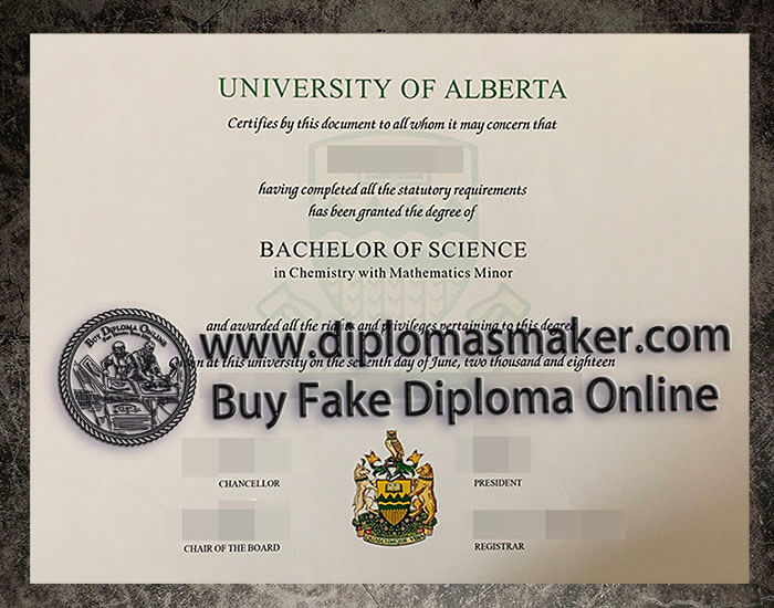 purchase fake University of Alberta diploma