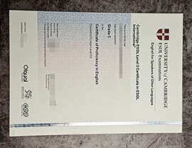 purchase fake University of Cambridge ESOL Examinations certificate