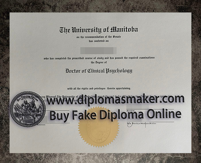 purchase fake University of Manitoba diploma