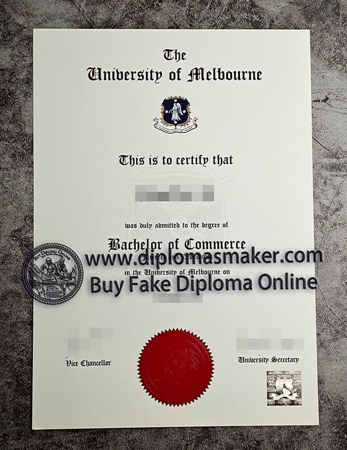 purchase fake University of Melbourne diploma