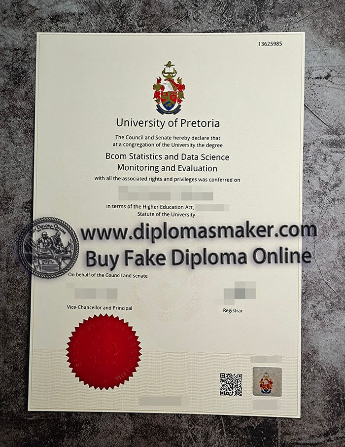 purchase fake University of Pretoria diploma