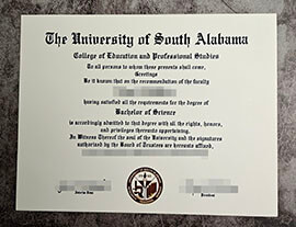 purchase fake University of South Alabama degree