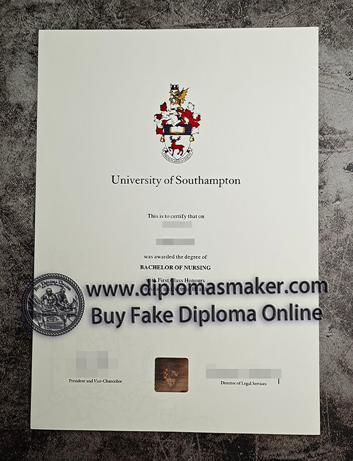 purchase fake University of Southampton diploma