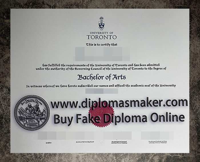 purchase fake University of Toronto diploma
