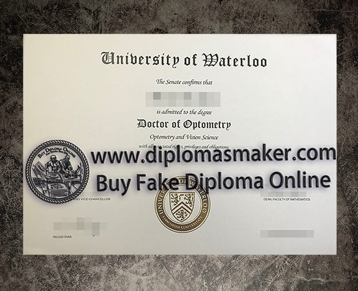 purchase fake University of Waterloo diploma
