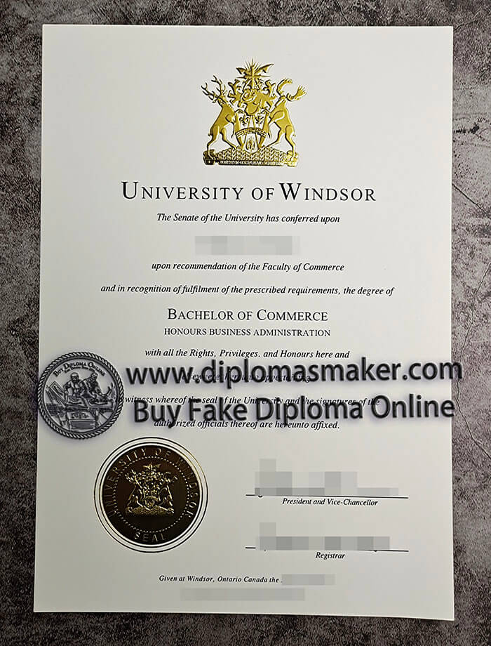 purchase fake University of Windsor diploma