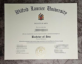purchase fake Wilfrid Laurier University degree