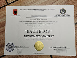 purchase fake Albanian University diploma