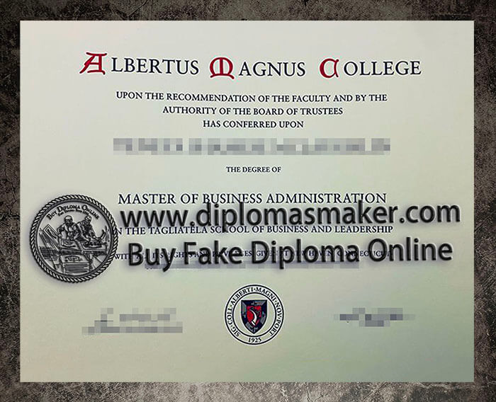 purchase fake Albertus Magnus College diploma