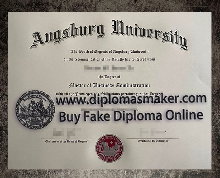 purchase fake Augsburg University diploma