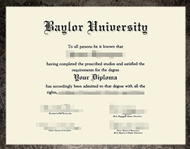 purchase fake Baylor University degree