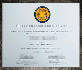 purchase fake Boston Architectural College degree