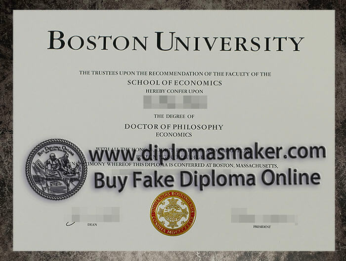 purchase fake Boston University diploma