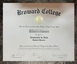 purchase fake Broward College degree