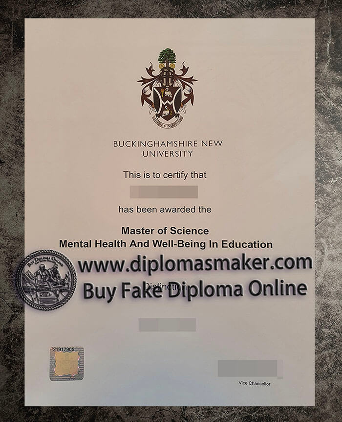purchase fake Buckinghamshire New University diploma