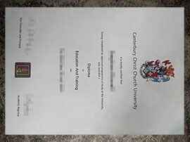 purchase fake Canterbury Christ Church University diploma