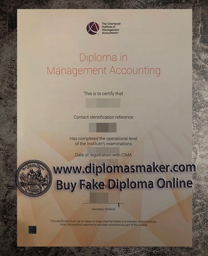 purchase fake Chartered Institute of Management Accounts degree