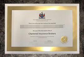 purchase fake Chartered Insurance Institute certificate