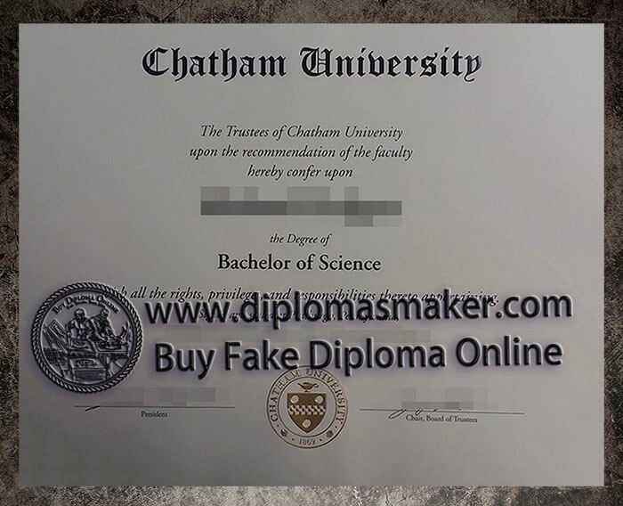 purchase fake Chatham University diploma