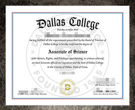 purchase fake Dallas College degree