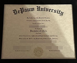 purchase fake Depauw University degree