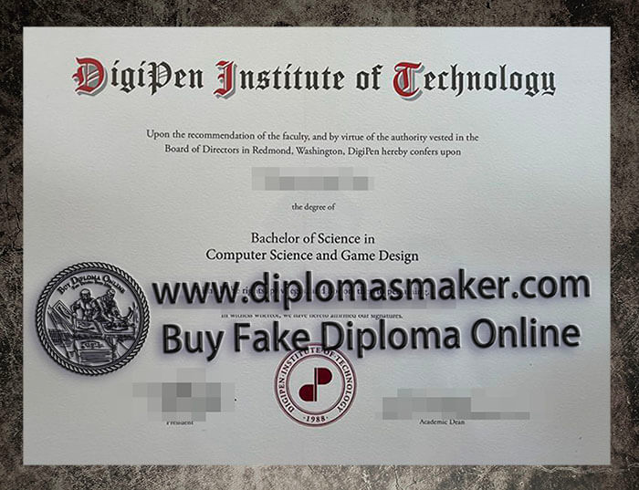 purchase fake Digipen Institute of Technology diploma