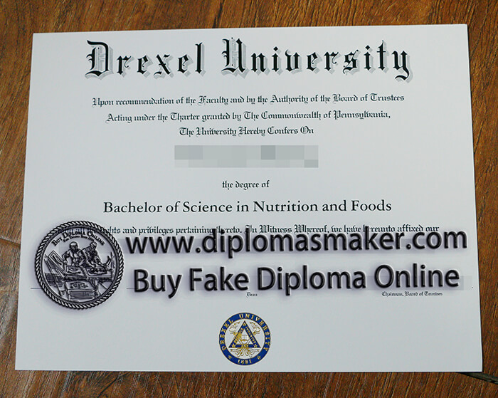 purchase fake Drexel University diploma