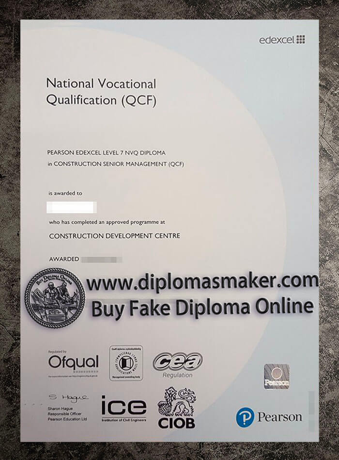 purchase fake Edexcel National Vocational Qualification certificate