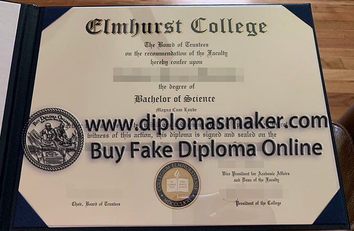 purchase fake Elmhurst College diploma