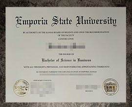 purchase fake Emporia State University degree