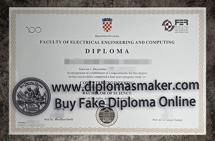 purchase fake Faculty of Electrical Engineering and Computing degree