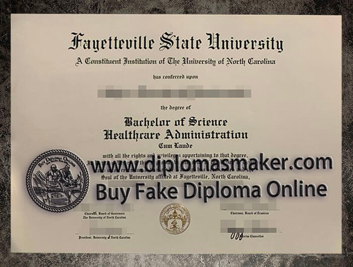 purchase fake Fayetteville State University diploma