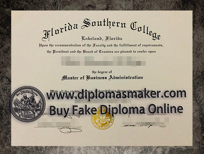 purchase fake Florida Southern College diploma