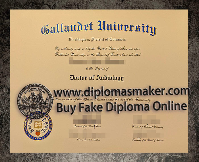 purchase fake Gallaudet University diploma