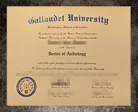 purchase fake Gallaudet University degree