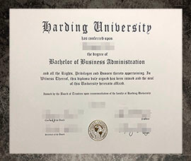 purchase fake Harding University degree