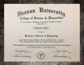 purchase fake Husson University degree
