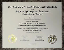 purchase fake Institute of Certified Management Accountants certificate