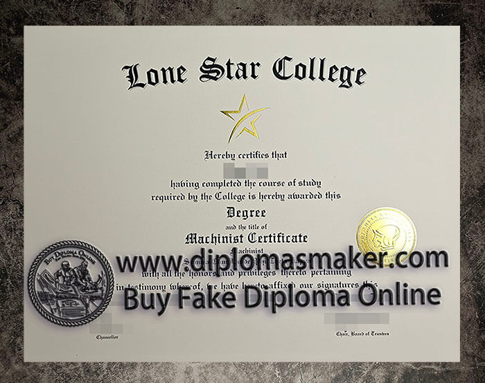 purchase fake Lone Star College diploma