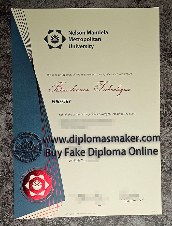 purchase fake Nelson Mandela Metropolitan University diploma