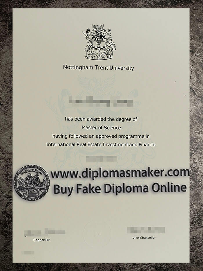 purchase fake Nottingham Trent University diploma