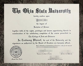 purchase fake Ohio State University degree