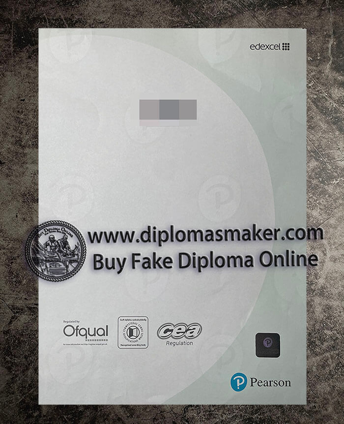 purchase fake Pearson Edexcel GCE certificate