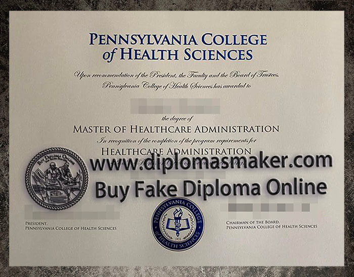 purchase fake Pennsylvania College of Health Sciences diploma