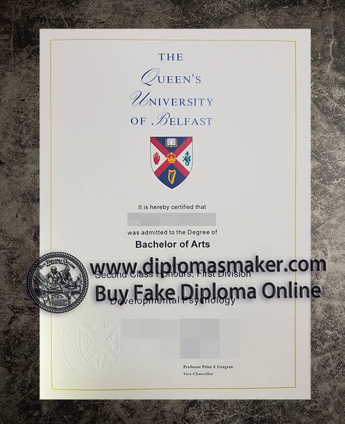 purchase fake Queen's University of Belfast diploma