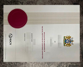 purchase fake RICS certificate