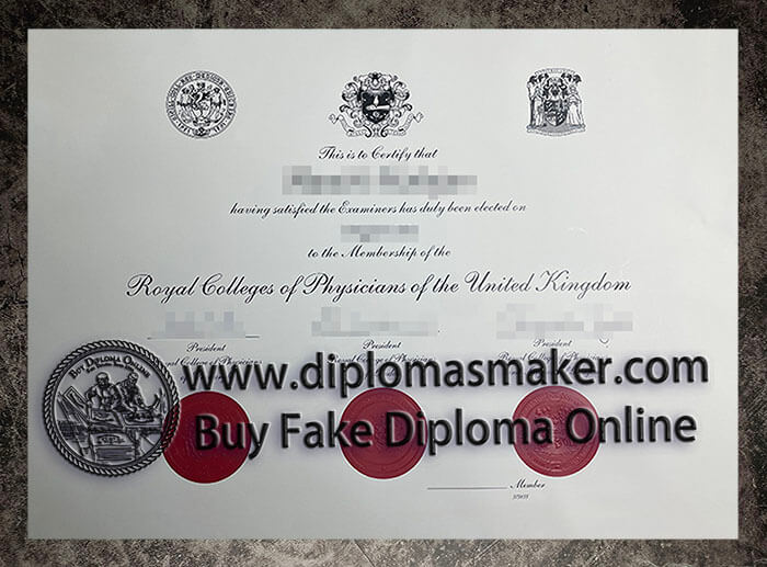 purchase fake Royal College of Physicians of the United Kingdom certificate