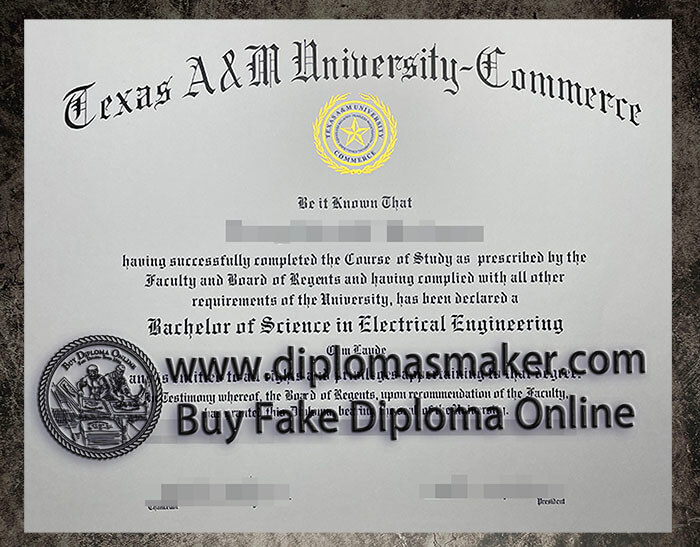 purchase fake Texas A&M University-Commerce diploma